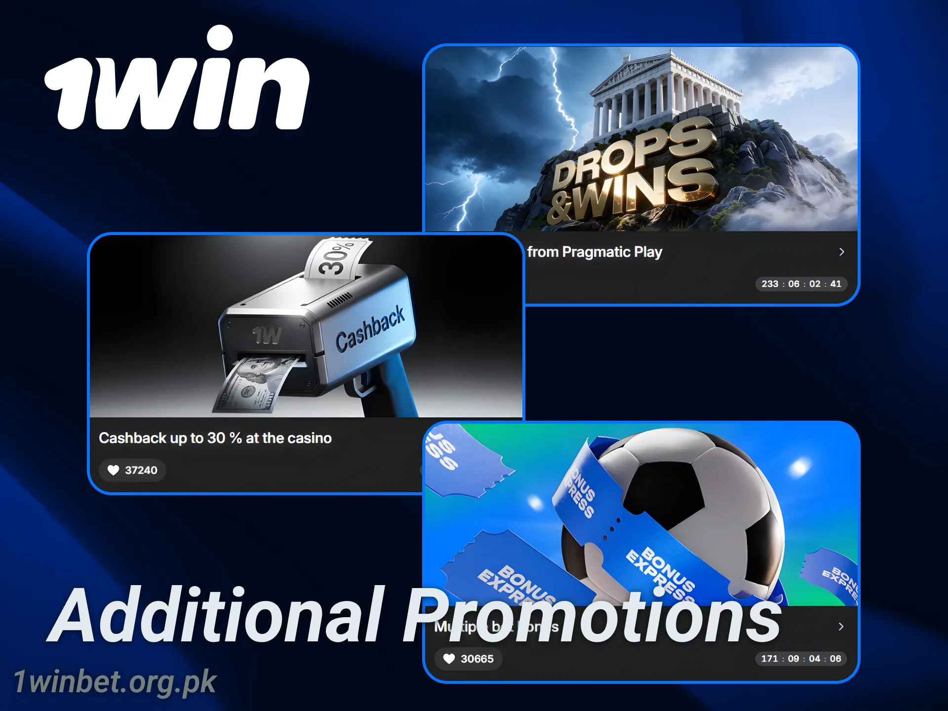 Explore other regular promotions available for players on the 1win Pakistan platform.